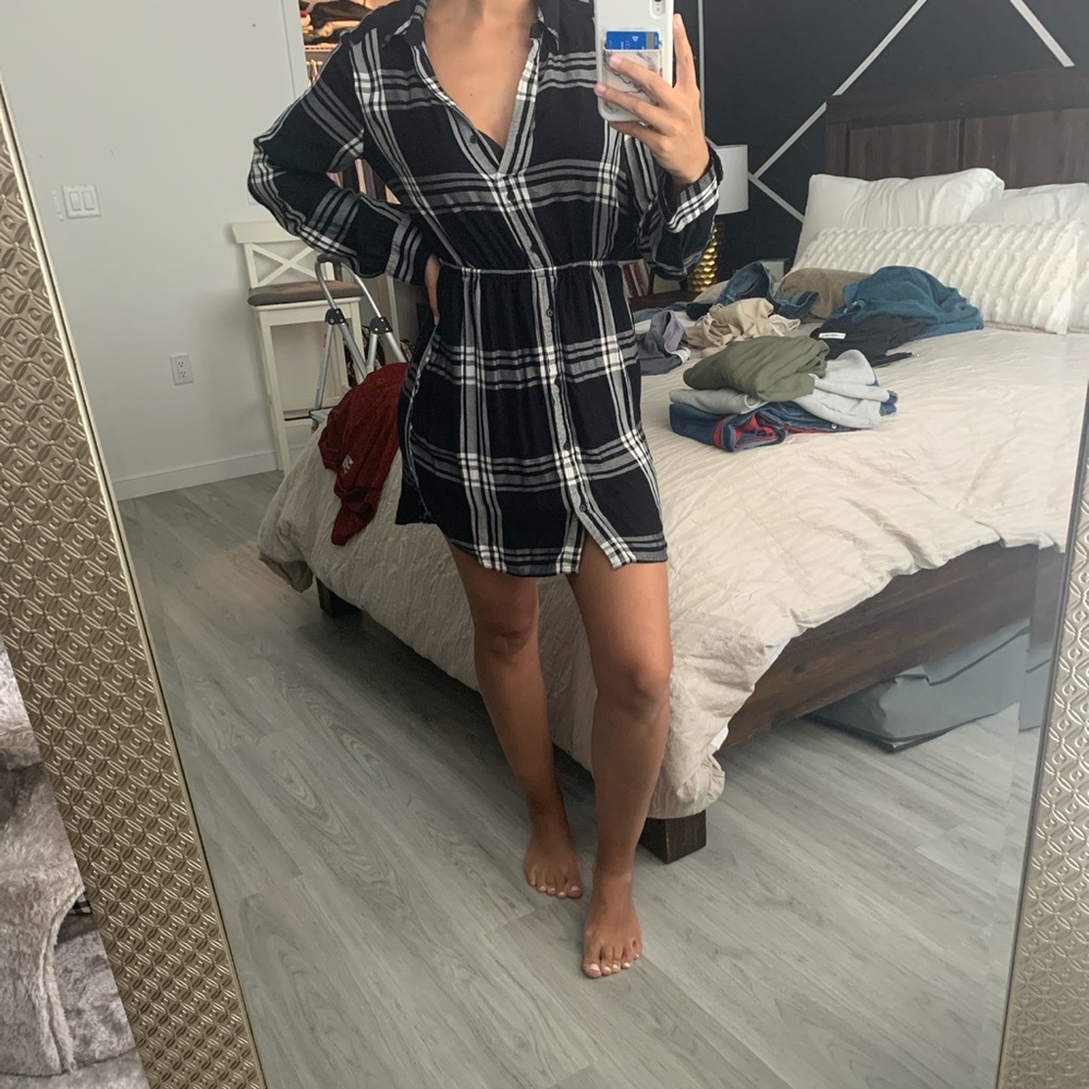 Plaid express dress
